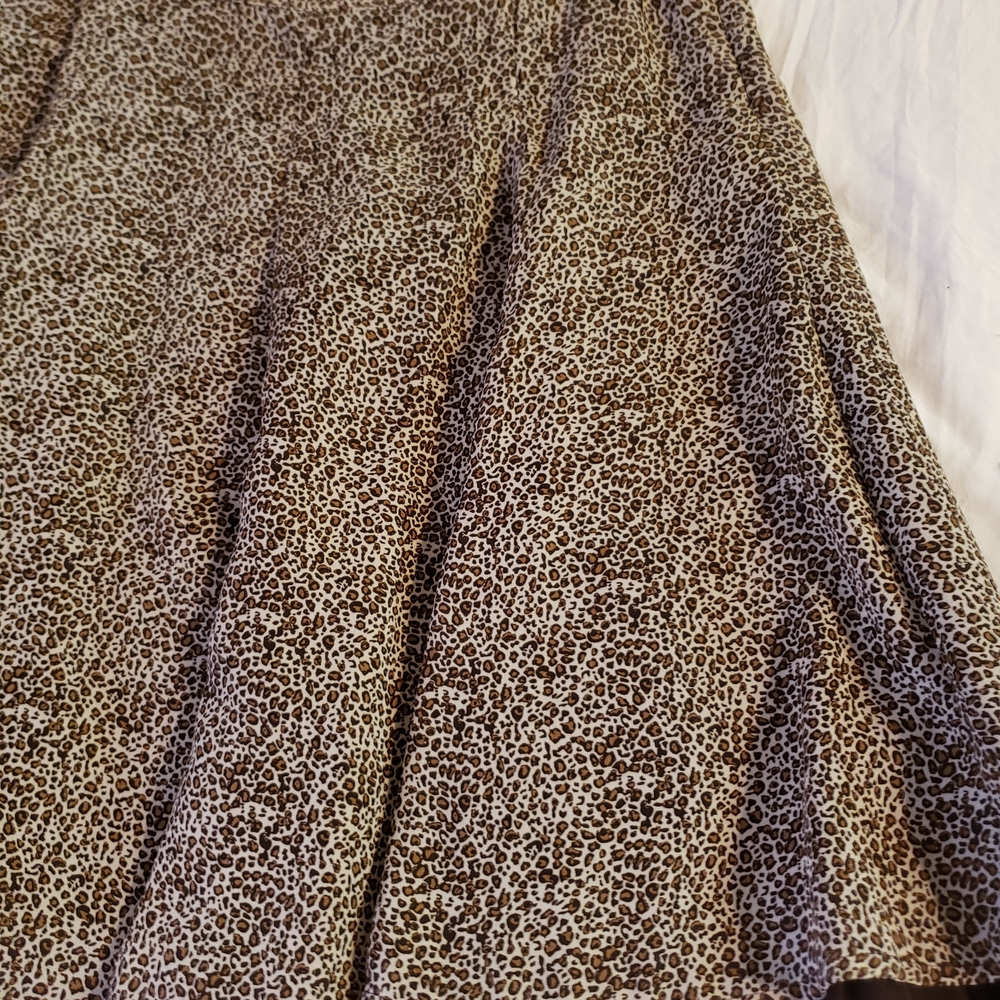 Leopard Print Women's Skirt